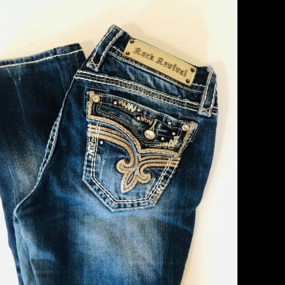 Rock Revival Denim - Rock Revival Kai straigh jeans 29 short